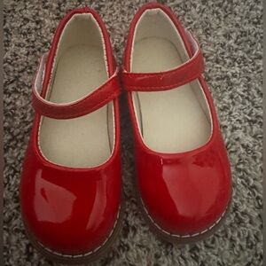 Red Kids Mary Jane Shoes